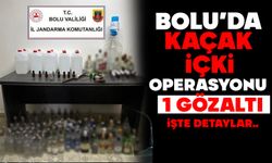 Bolu’da kaçak içki operasyonu: 1 gözaltı