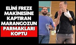 Elini freze makinesine kaptıran marangozun parmakları koptu