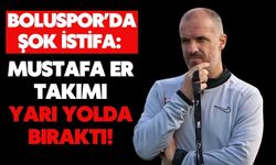 Boluspor’da şok istifa: Mustafa Er takımı yarı yolda bıraktı!