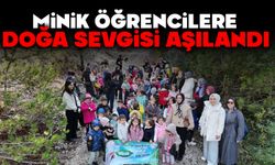 Minik öğrencilere doğa sevgisi aşılandı