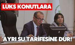 LÜKS KONUTLARA AYRI SU TARİFESİNE DUR!