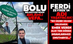 Ferdi Zeyrek’in Adı Yeni Parkta Yaşayacak