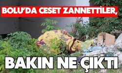 Bolu'da ceset zannettiler, bakın ne çıktı