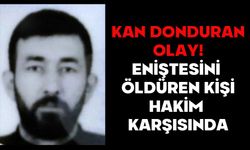 Kan donduran olay! Eniştesini öldüren kişi hakim karşısında