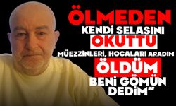 Kendi selasını okutan adam: 'Canım çok sıkkındı'