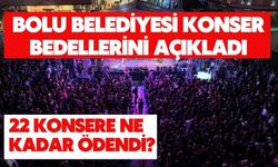 Bolu Belediyesi KONSER bedellerini açıkladı 22 KONSERE NE KADAR ÖDENDİ?