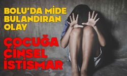 Bolu’da, mide bulandıran olay, Çocuğa cinsel istismar