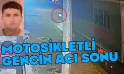 Motosikletli gencin acı sonu