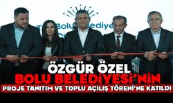 Özgür Özel, Bolu Belediyesi’nin Proje Tanıtım ve Toplu Açılış Töreni’ne katıldı