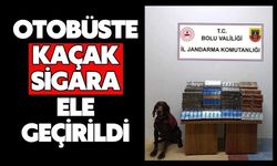 Otobüste Kaçak Sigara Ele Geçirildi
