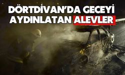 Dörtdivan’da Geceyi Aydınlatan Alevler