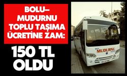Bolu–Mudurnu Toplu Taşıma Ücretine Zam: 150 TL Oldu