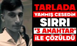 Tarlada yanmış cesedin sırrı '3 anahtar' ile çözüldü