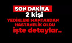 İki kişi yedikleri mantardan zehirlendi
