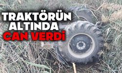 Traktörün altında kalan sürücü hayatını kaybetti