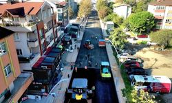 Körfez'de hafta sonu asfalt mesaisi