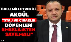 AKGÜL: “STAJ VE ÇIRAKLIK DÖNEMLERİ EMEKLİLİKTEN SAYILMALI”
