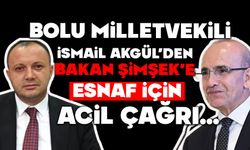 AKGÜL’DEN BAKAN ŞİMŞEK’E ESNAF İÇİN ACİL ÇAĞRI