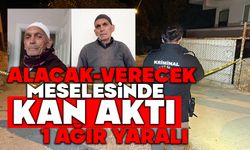Alacak-verecek meselesinde kan aktı: 1 ağır yaralı