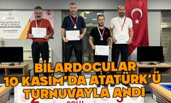 Bolu'da bilardoculardan 10 Kasım turnuvası