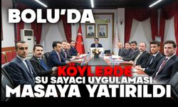 Bolu'da köylerde su sayacı uygulaması masaya yatırıldı