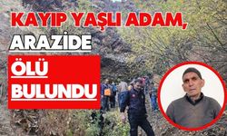 Kayıp yaşlı adam, arazide ölü bulundu