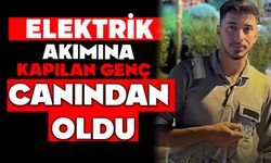 Elektrik akımına kapılan genç hayatını kaybetti