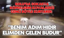 Bolu'da sokakta köpeklerin kovaladığı genci böyle kurtardı: "Benim adım Hıdır elimden gelen budur"
