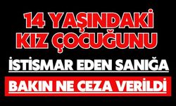 14 yaşındaki kız çocuğunu istismar eden sanığa bakın ne ceza verildi