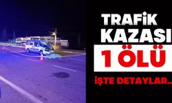 Trafik kazası: 1 kişi hayatını kaybetti