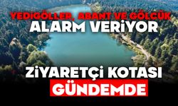 YEDİGÖLLER, ABANT VE GÖLCÜK ALARM VERİYOR, ZİYARETÇİ KOTASI GÜNDEMDE