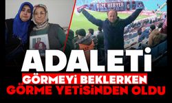 Adaleti görmeyi beklerken görme yetisinden oldu