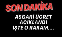 ASGARİ ÜCRET BELLİ OLDU