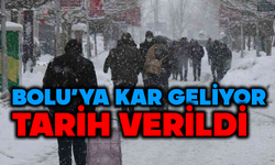 Bolu'da kar yağışı için tarih verildi