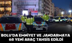 Bolu'da emniyet ve jandarmaya 68 yeni araç tahsis edildi