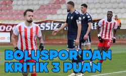 Boluspor'dan kritik 3 puan