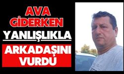 Ava giderken yanlışlıkla arkadaşını vurdu