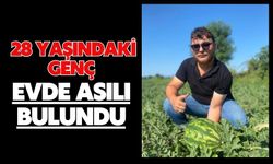 28 yaşındaki genç evde asılı bulundu