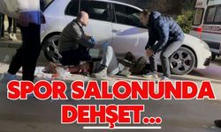 Spor Salonunda dehşet...
