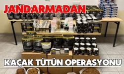 Jandarmadan kaçak tütün operasyonu