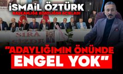 İsmail Öztürk başkanlığa adaylığını açıkladı “Adaylığımın önünde engel yok”