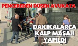 Pencereden düşen avukata dakikalarca kalp masajı yapıldı
