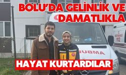 Bolu'da Gelinlik ve Damatlıkla Hayat Kurtardılar