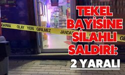 Tekel bayisine silahlı saldırı: 2 yaralı