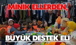 Minik ellerden, büyük destek eli