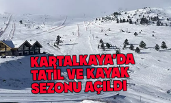 Kartalkaya’da sezon açıldı: Pistlerin yüzde 80’i hazır