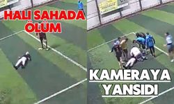 Halı sahada ölüm kameraya yansıdı