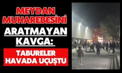 Meydan muharebesini aratmayan kavga: Tabureler havada uçuştu
