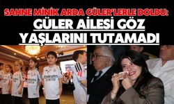 Sahne minik Arda Güler’lerle doldu: Güler ailesi göz yaşlarını tutamadı