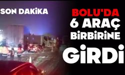 Bolu Dağı’nda zincirleme kaza paniği